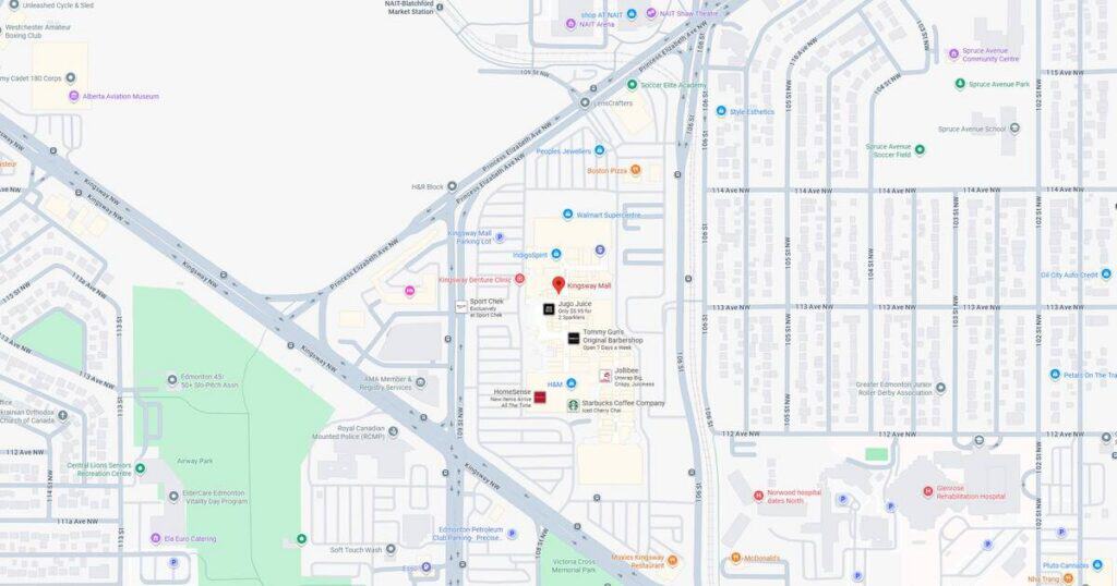 Detailed map highlighting major streets, public transit options, and nearby attractions in Los Angeles.